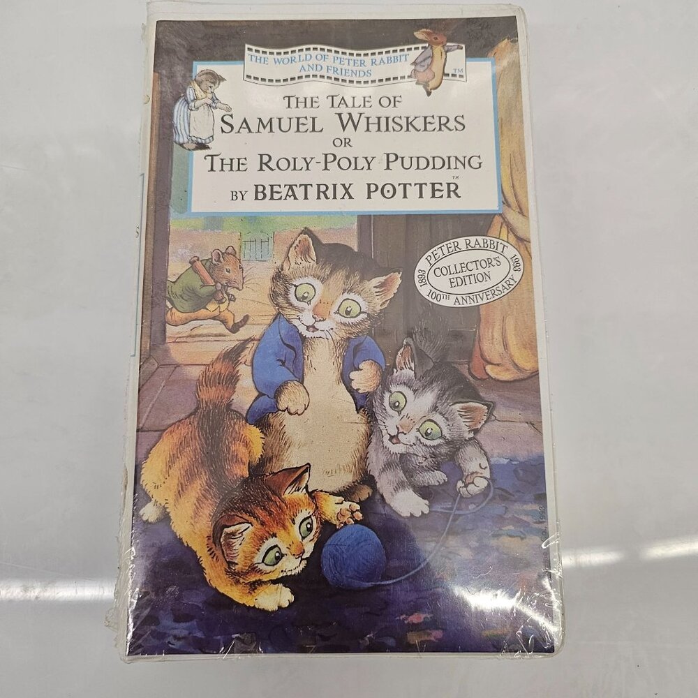 The Tale Of Samuel Whiskers Or The Roly-Poly Pudding VHS By Beatrix Potter 100th